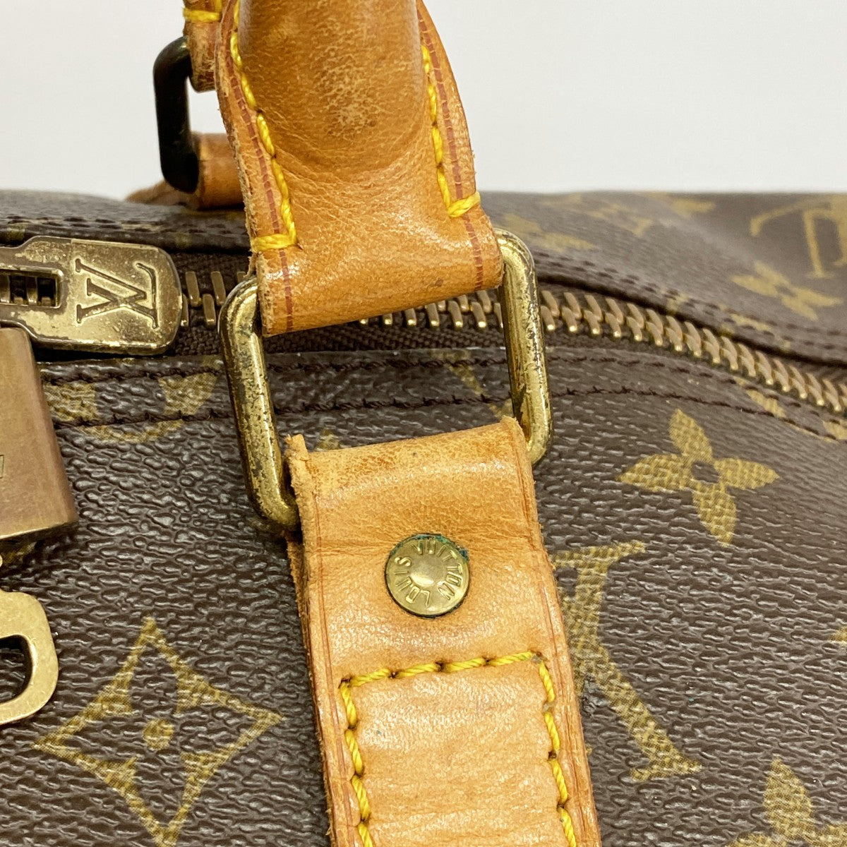 【6fb2521】ルイヴィトン ボストンバッグ モノグラム キーポル55 M41424 ブラウン【中古】メンズ レディース ユニセックス