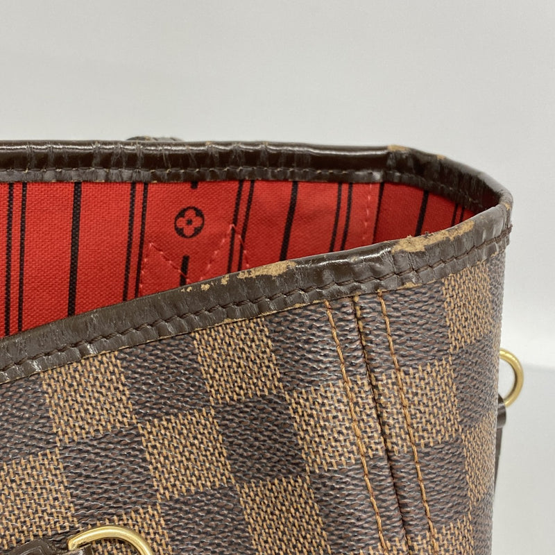 【6fb2550】ルイヴィトン トートバッグ ダミエ ネヴァーフルMM N51105 エベヌ【中古】レディース