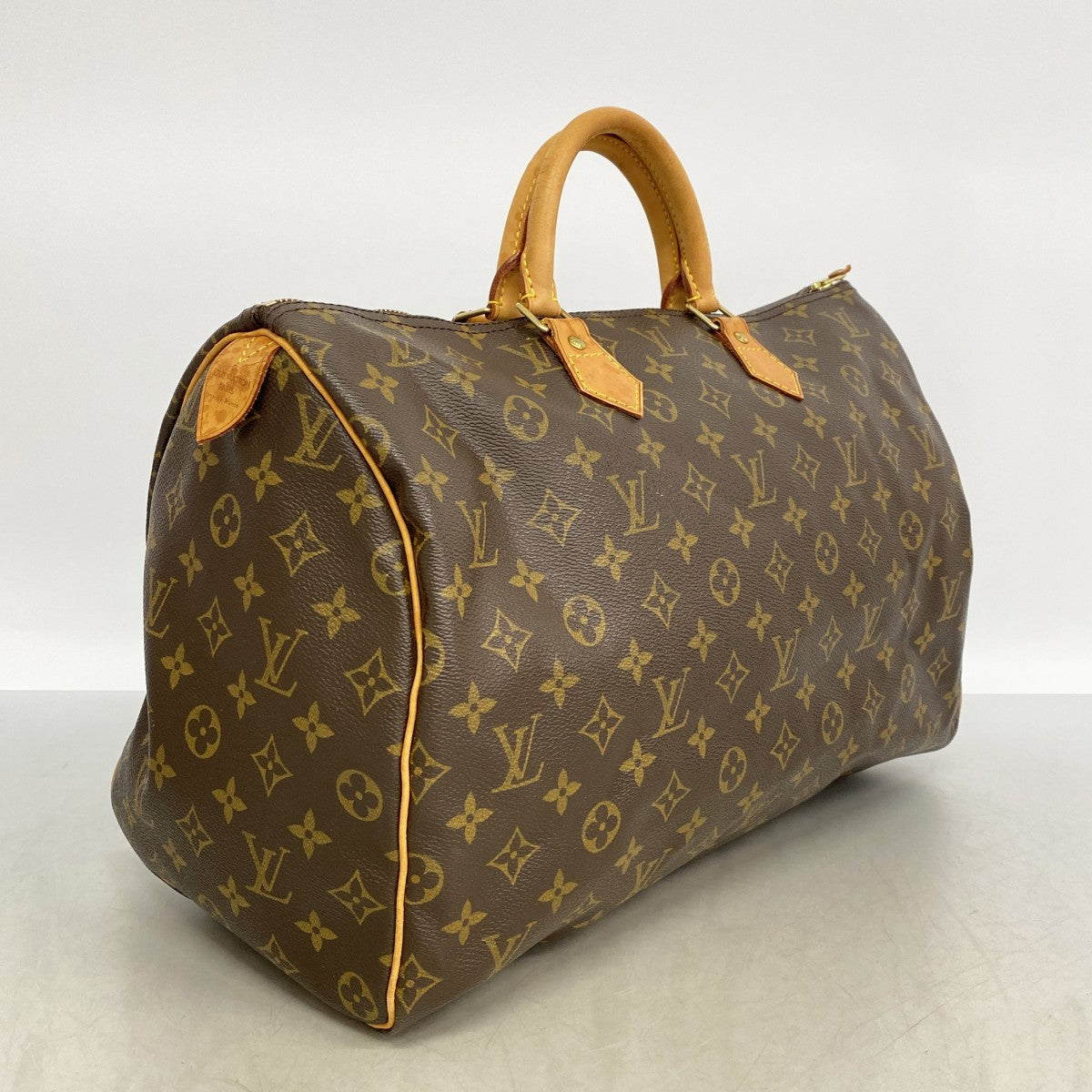 【6fb2552】ルイヴィトン ハンドバッグ モノグラム スピーディ40 M41106 ブラウン【中古】レディース