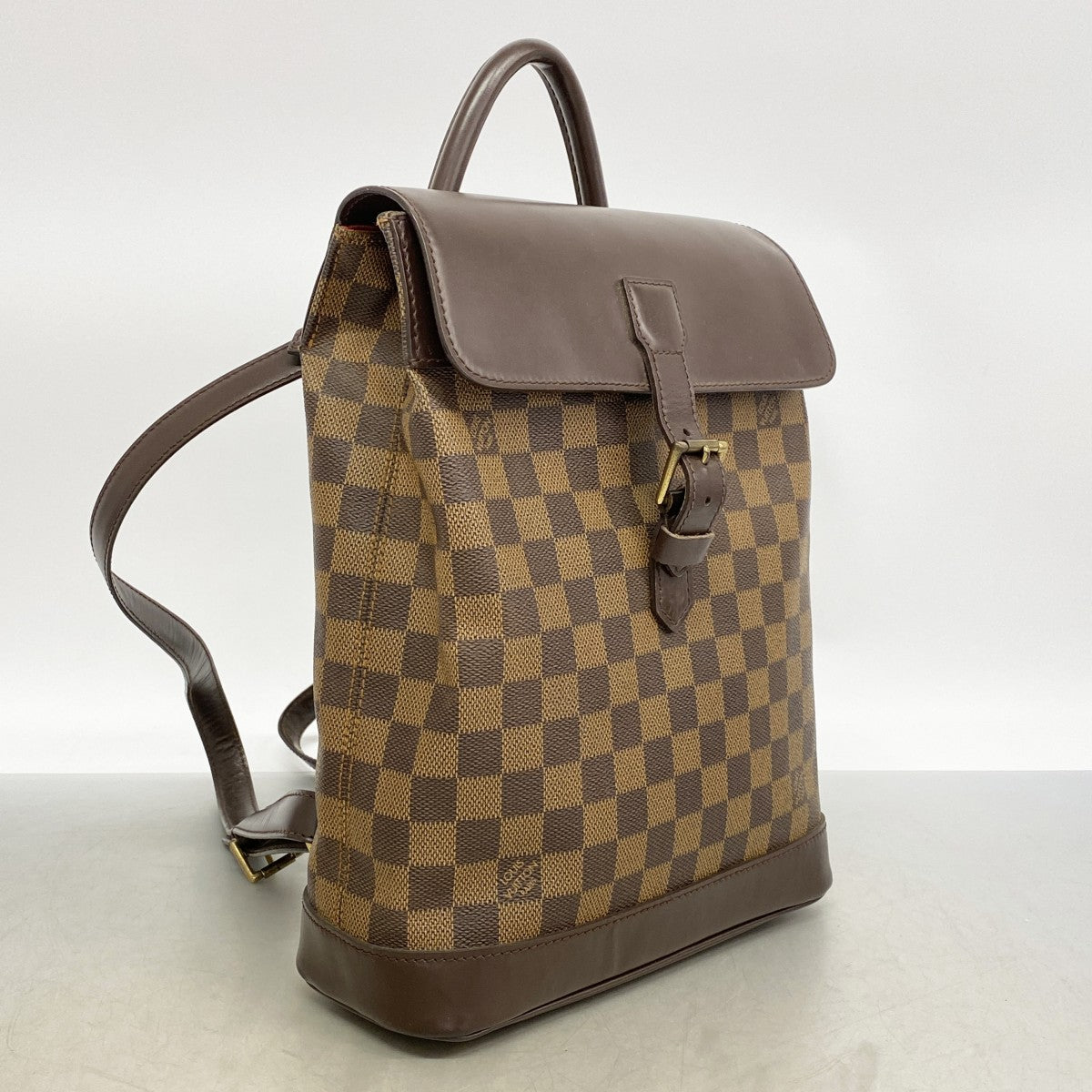 【6fb2562】ルイヴィトン リュック・デイパック ダミエ ソーホー N51132 エベヌ【中古】レディース
