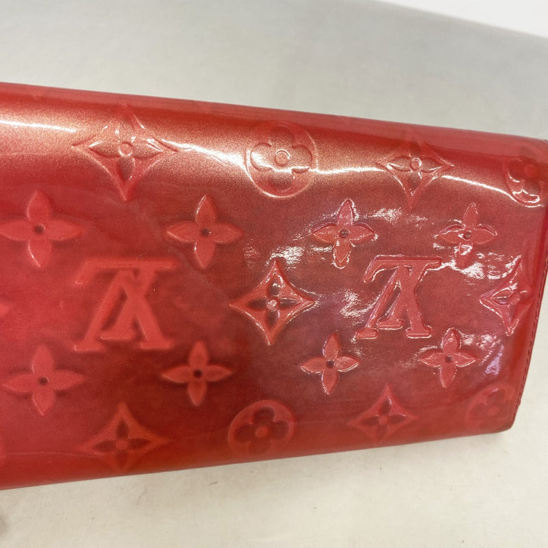 【6fb2568】ルイヴィトン 長財布 ヴェルニ ポルトフォイユサラ M9140F フランボワーズ【中古】レディース
