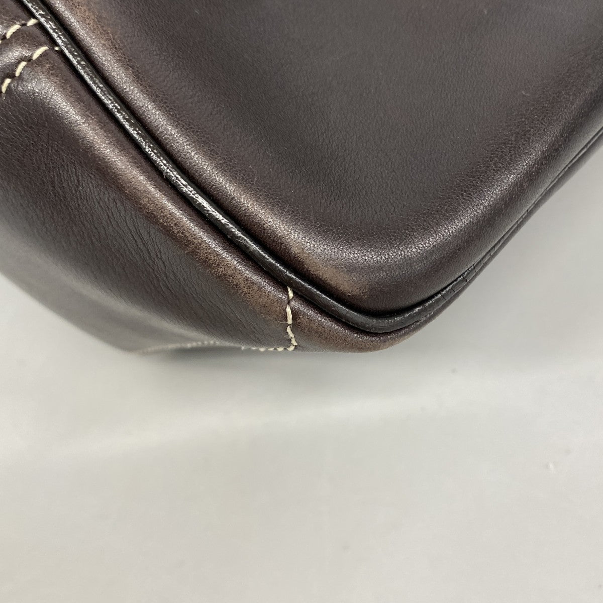 【6fb2573-k】セリーヌ ハンドバッグ ブギーバッグ レザー ブラウン シルバー金具【中古】レディース