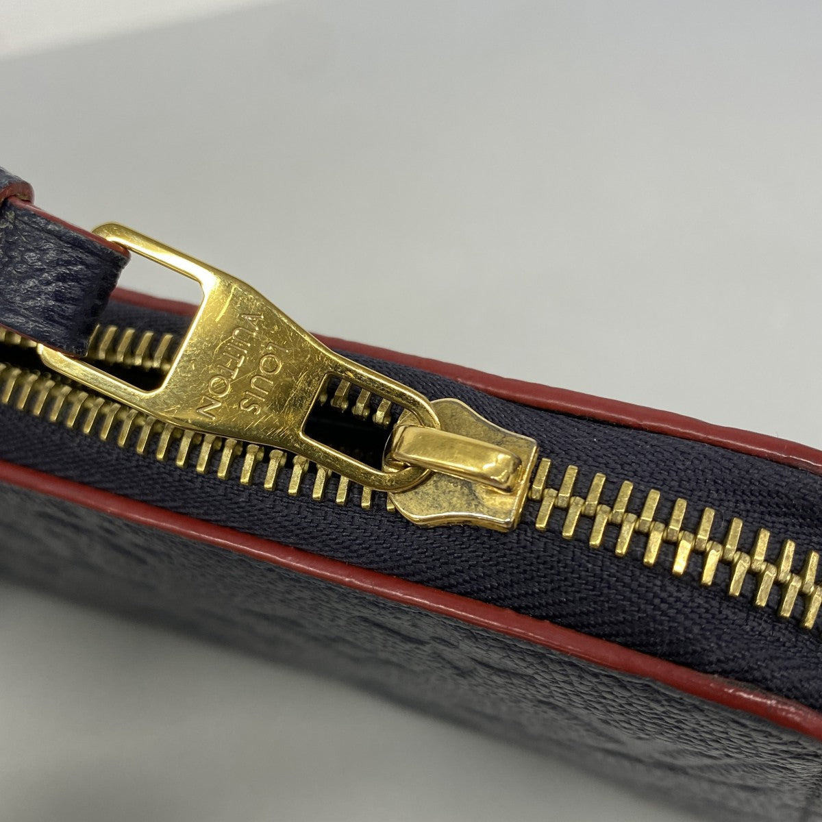 【6fb2576-k】ルイヴィトン 長財布 モノグラム・アンプラント ジッピーウォレット M62121 マリーヌルージュ【中古】レディース