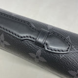 【6fb2585-k】ルイヴィトン 長財布 モノグラム・エクリプス ジッピーXL M61698 ブラック【中古】メンズ