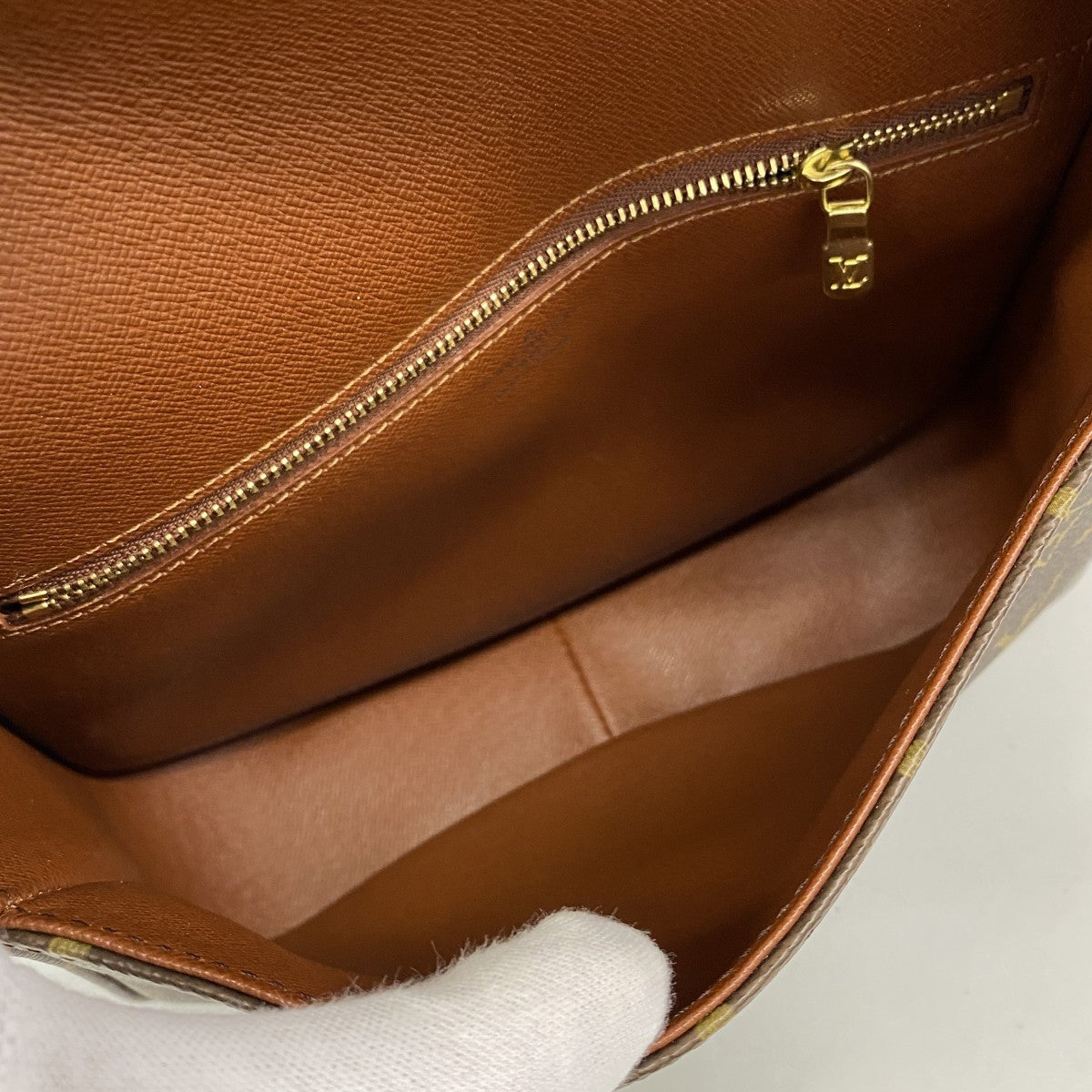 【6fb2590】ルイヴィトン ショルダーバッグ モノグラム サンクルーGM M51242 ブラウン【中古】レディース
