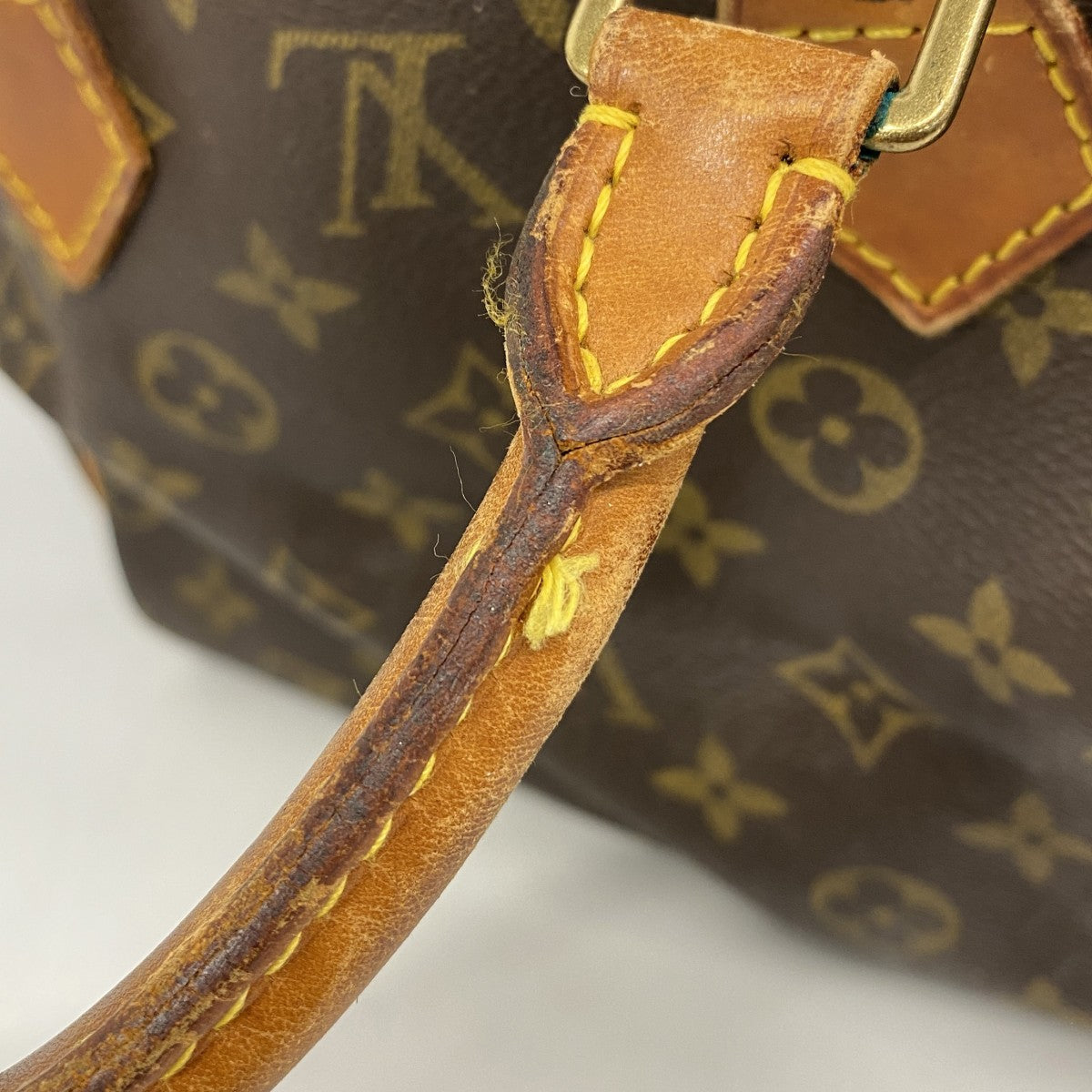 【6fb2591】ルイヴィトン ハンドバッグ モノグラム スピーディ25 M41109 ブラウン【中古】レディース