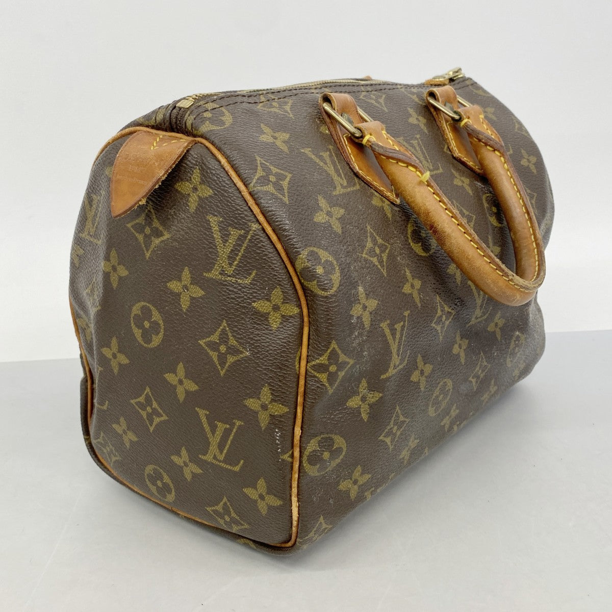 【6fb2591】ルイヴィトン ハンドバッグ モノグラム スピーディ25 M41109 ブラウン【中古】レディース