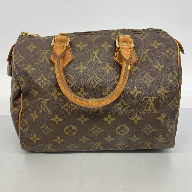 【6fb2591】ルイヴィトン ハンドバッグ モノグラム スピーディ25 M41109 ブラウン【中古】レディース