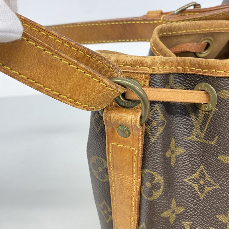 【6fb2592】ルイヴィトン ショルダーバッグ モノグラム プチノエ M42226 ブラウン【中古】レディース