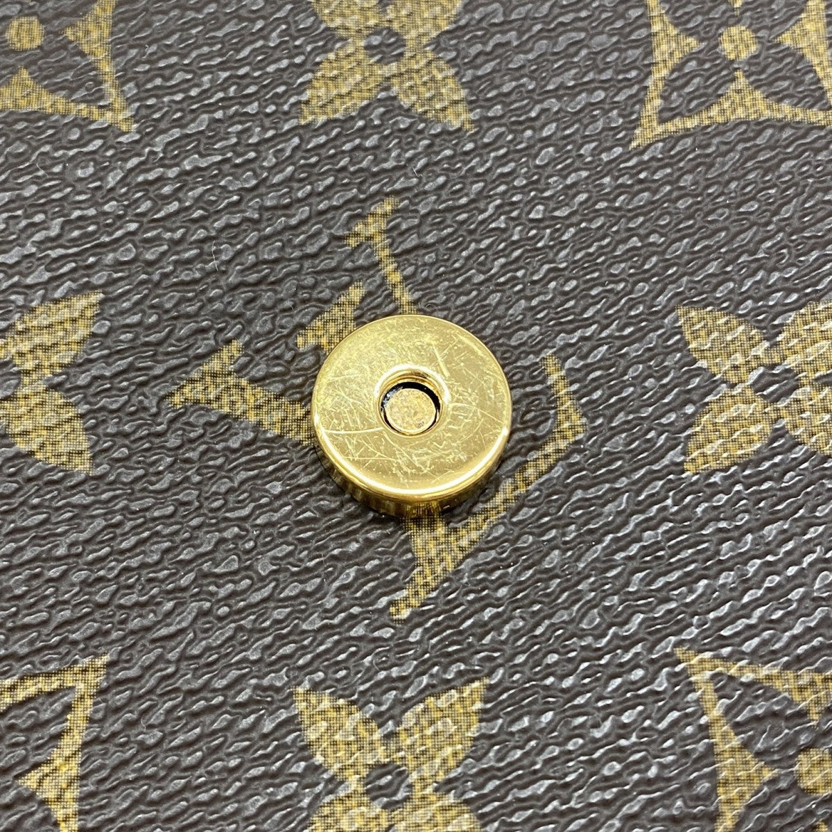 【6fb2593】ルイヴィトン ショルダーバッグ モノグラム ポシェットツインGM M51852 ブラウン【中古】レディース