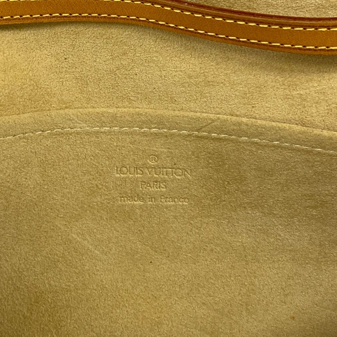 【6fb2593】ルイヴィトン ショルダーバッグ モノグラム ポシェットツインGM M51852 ブラウン【中古】レディース