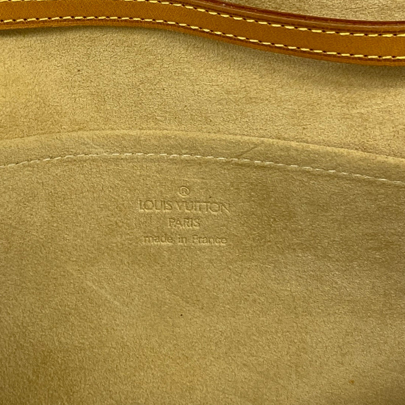 【6fb2593】ルイヴィトン ショルダーバッグ モノグラム ポシェットツインGM M51852 ブラウン【中古】レディース