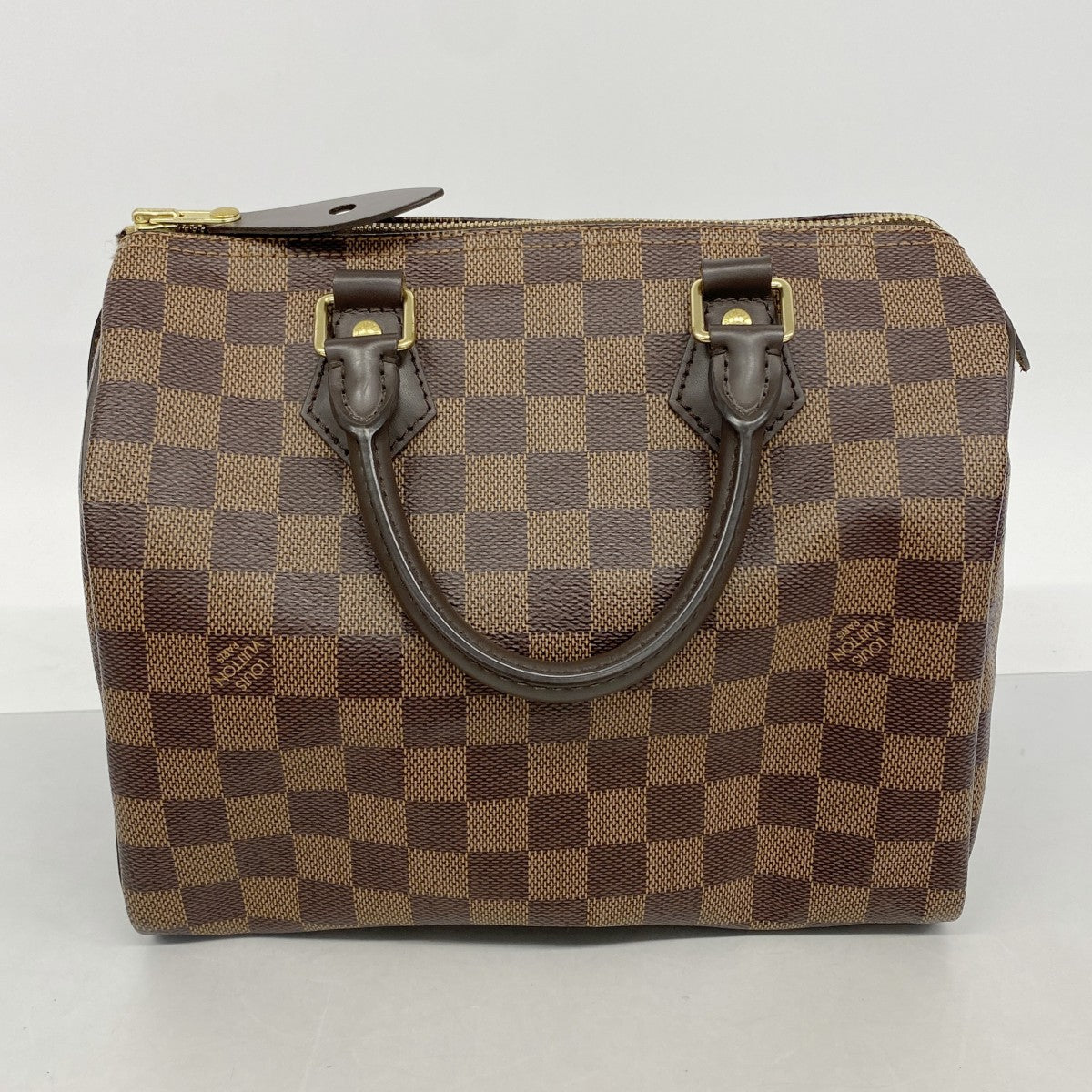 【6fb2594】ルイヴィトン ハンドバッグ ダミエ スピーディ25 N41365 エベヌ【中古】レディース