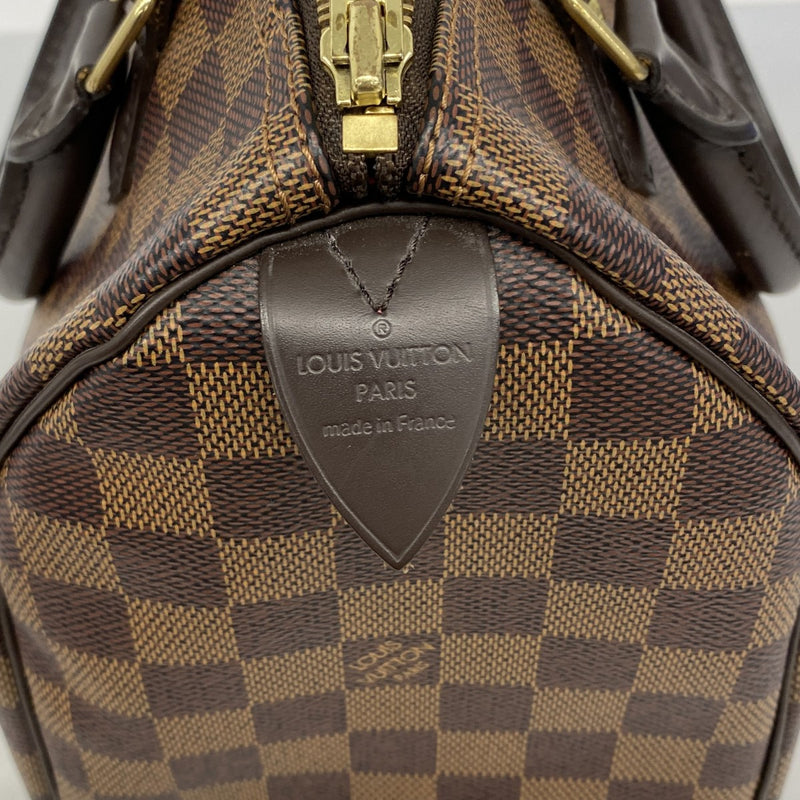 【6fb2594】ルイヴィトン ハンドバッグ ダミエ スピーディ25 N41365 エベヌ【中古】レディース