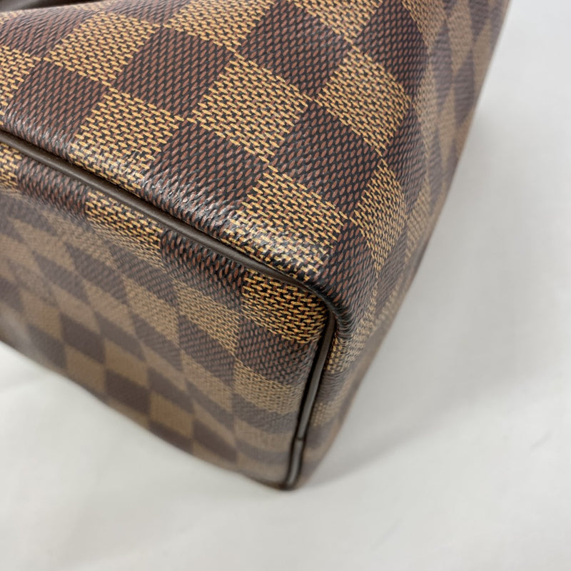 【6fb2594】ルイヴィトン ハンドバッグ ダミエ スピーディ25 N41365 エベヌ【中古】レディース