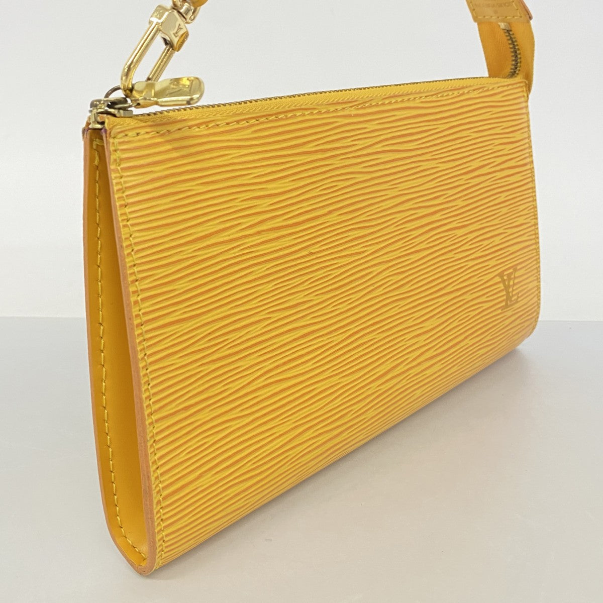 【6fb2595】ルイヴィトン ポーチ エピ ポシェットアクセソワール M52959 ジョーヌ【中古】レディース