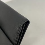 【6fb2612】サルヴァトーレフェラガモ 長財布 ヴァラ レザー ブラック シルバー金具【中古】レディース
