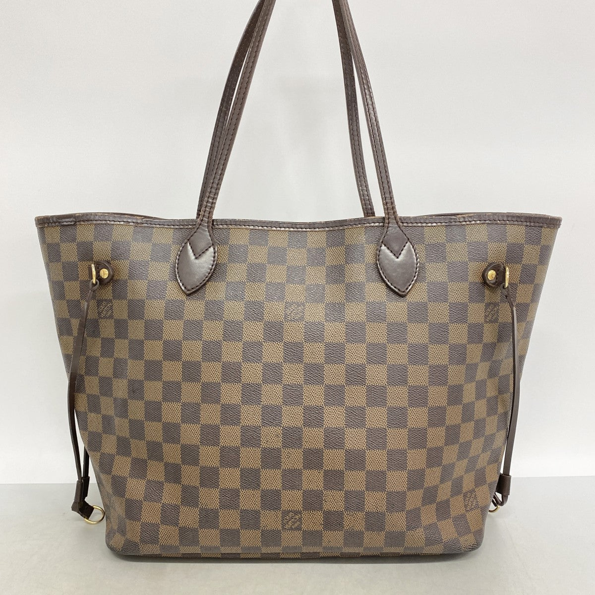 【6fb2622】ルイヴィトン トートバッグ ダミエ ネヴァーフルMM N51105 エベヌ【中古】レディース