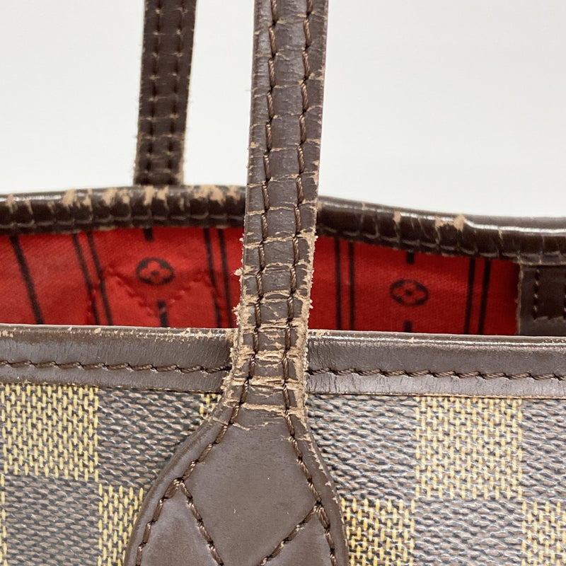 【6fb2622】ルイヴィトン トートバッグ ダミエ ネヴァーフルMM N51105 エベヌ【中古】レディース