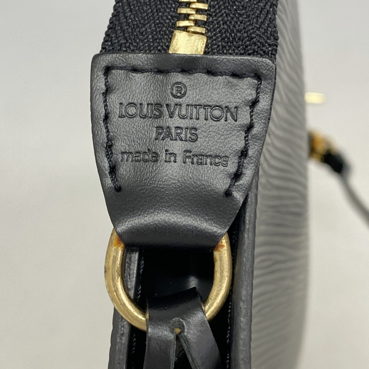 【6fb2624】ルイヴィトン ポーチ エピ ポシェットアクセソワール M52942 ノワール【中古】レディース