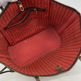 【6fb2632】ルイヴィトン トートバッグ ダミエ ネヴァーフルMM N51105 エベヌ【中古】レディース