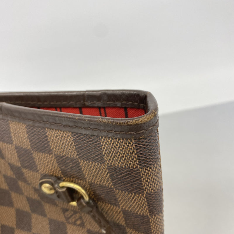 【6fb2632】ルイヴィトン トートバッグ ダミエ ネヴァーフルMM N51105 エベヌ【中古】レディース