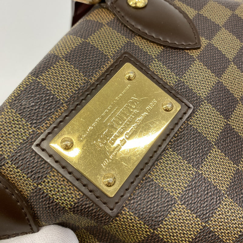 【6fb2633】ルイヴィトン トートバッグ ダミエ ハムステッドPM N51205 エベヌ【中古】レディース