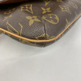 【6fb2635】ルイヴィトン ショルダーバッグ モノグラム ミュゼットサルサショートストラップ M51258 ブラウン【中古】レディース