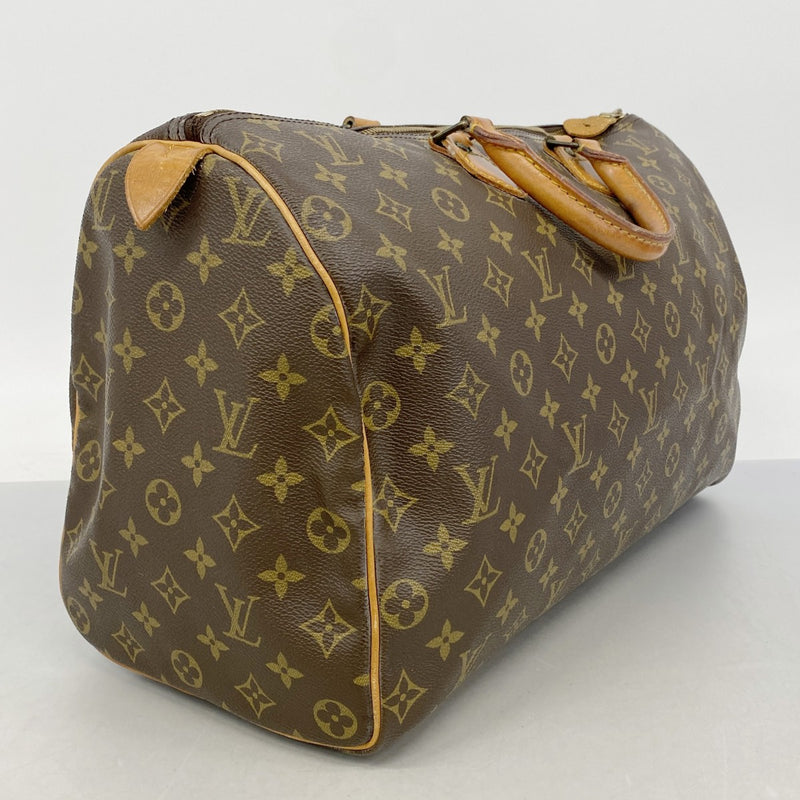 【6fb2636】ルイヴィトン ハンドバッグ モノグラム スピーディ40 M41106 ブラウン【中古】レディース