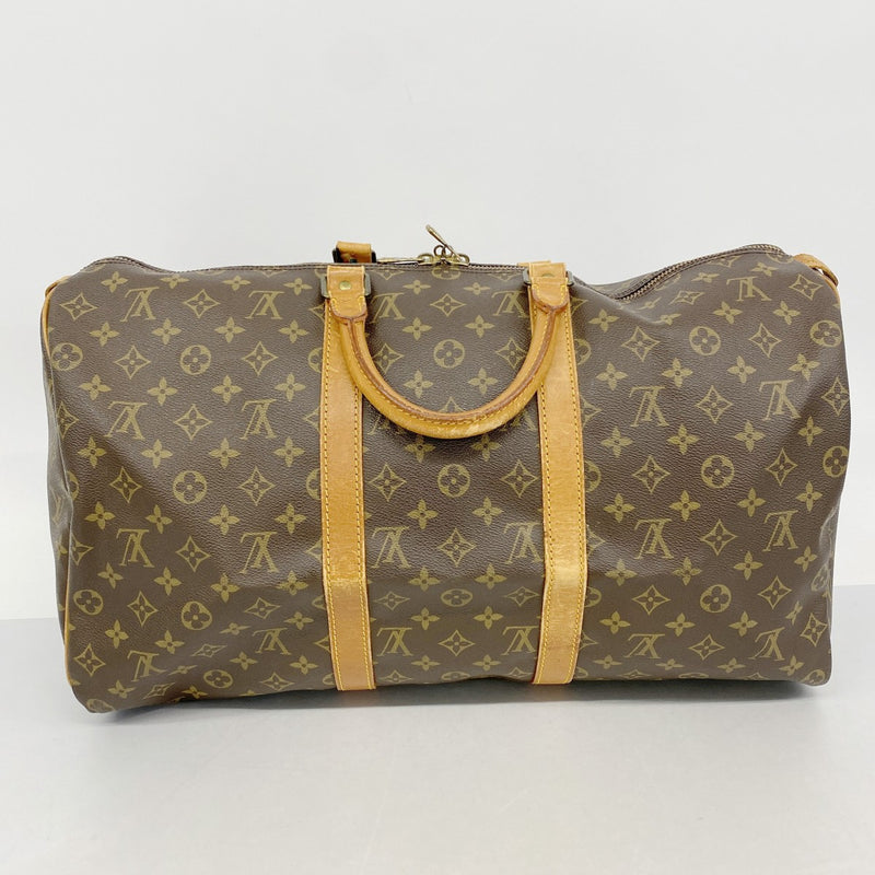 【6fb2637】ルイヴィトン ボストンバッグ モノグラム キーポル50 M41426 ブラウン【中古】メンズ レディース ユニセックス