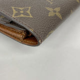 【6fb2639】ルイヴィトン 長財布 モノグラム ポルトモネクレディ M61725 ブラウン【中古】レディース