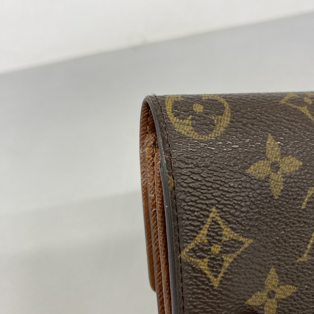【6fb2639】ルイヴィトン 長財布 モノグラム ポルトモネクレディ M61725 ブラウン【中古】レディース