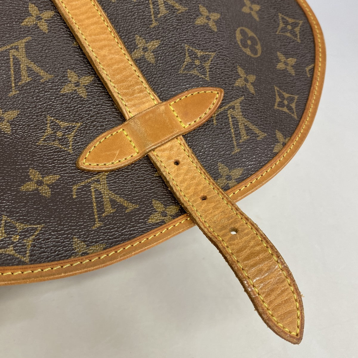 【6fb2646】ルイヴィトン ショルダーバッグ モノグラム ソミュール30 M42256 ブラウン【中古】レディース