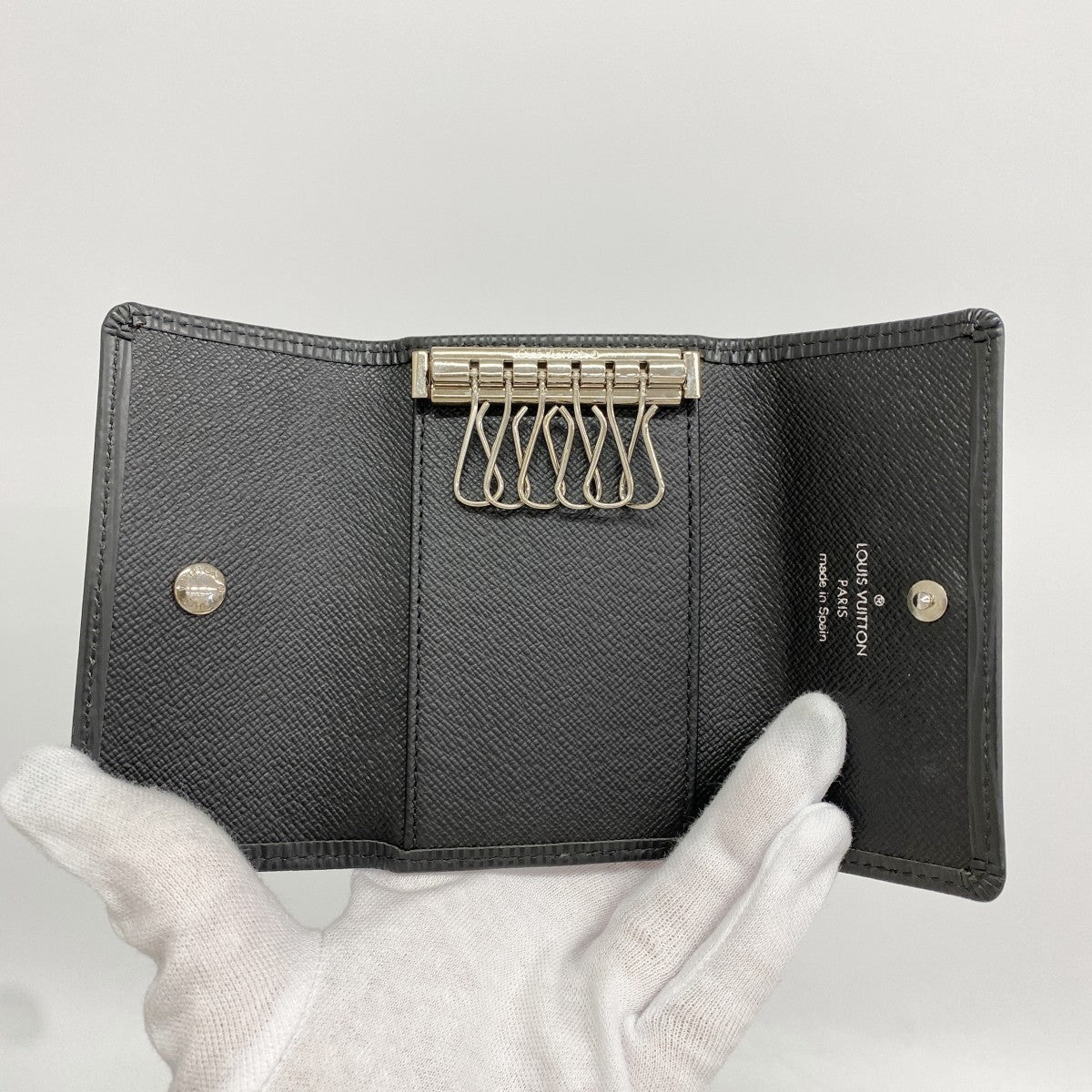 【6fb2649】ルイヴィトン キーケース エピ ミュルティクレ6 M63812 ノワ―ル【中古】メンズ レディース ユニセックス