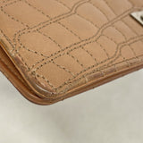 【6fb2650】シャネル 長財布 2.55 レザー ベージュ シルバー金具【中古】レディース