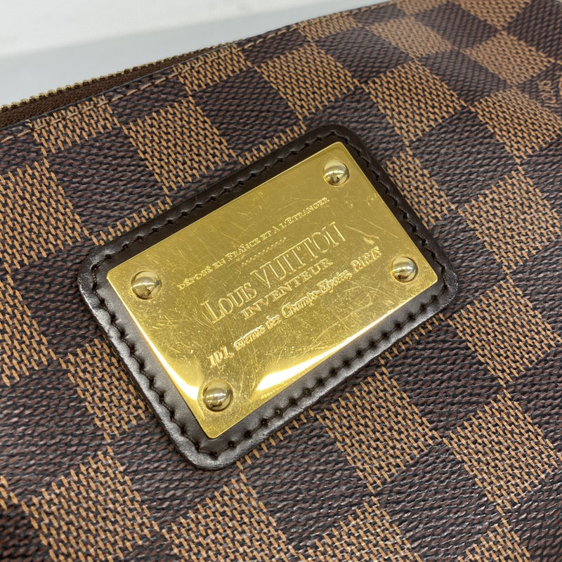 【6fb2670】ルイヴィトン ハンドバッグ ダミエ エヴァ N55213 エベヌ 2wayバッグ【中古】レディース