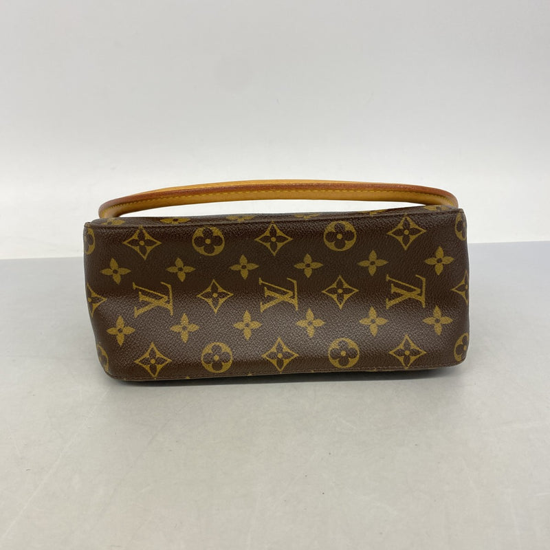 【6fb2673】ルイヴィトン ショルダーバッグ モノグラム ルーピングMM M51146 ブラウン【中古】レディース