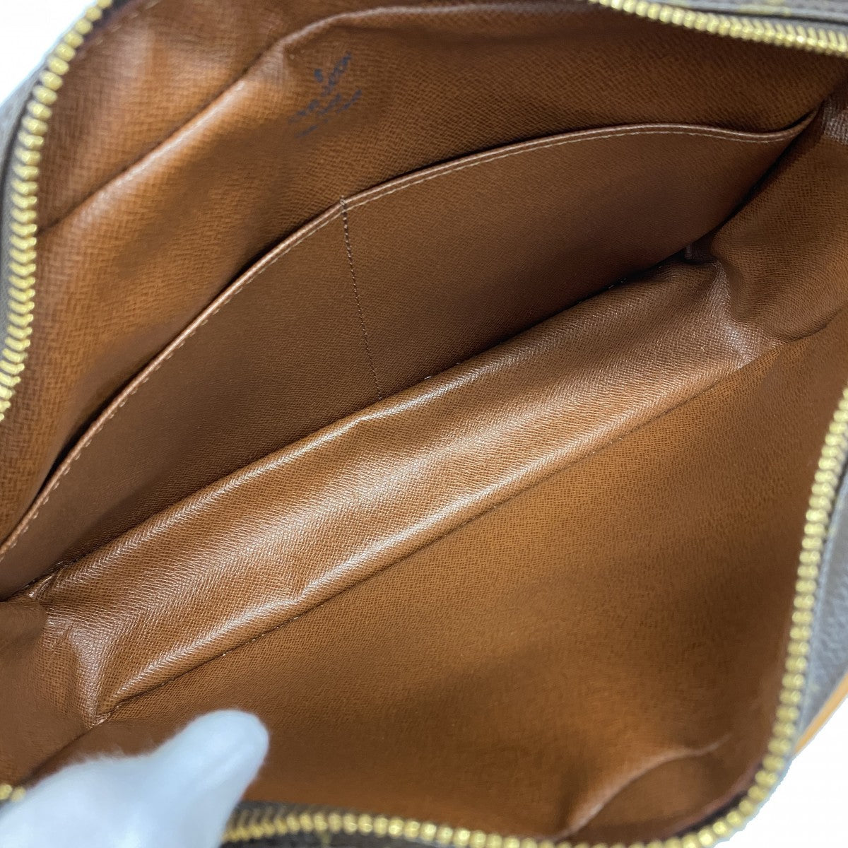 【6fb2677】ルイヴィトン クラッチバッグ モノグラム コンピエーニュ28 M51845 ブラウン【中古】メンズ
