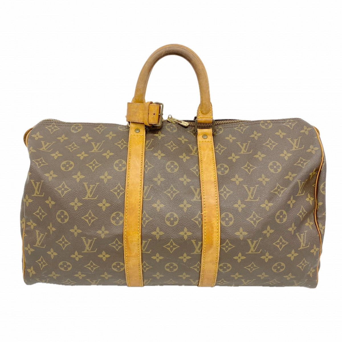 【6fb2678】ルイヴィトン ボストンバッグ モノグラム キーポル45 M41428 ブラウン【中古】メンズ レディース ユニセックス