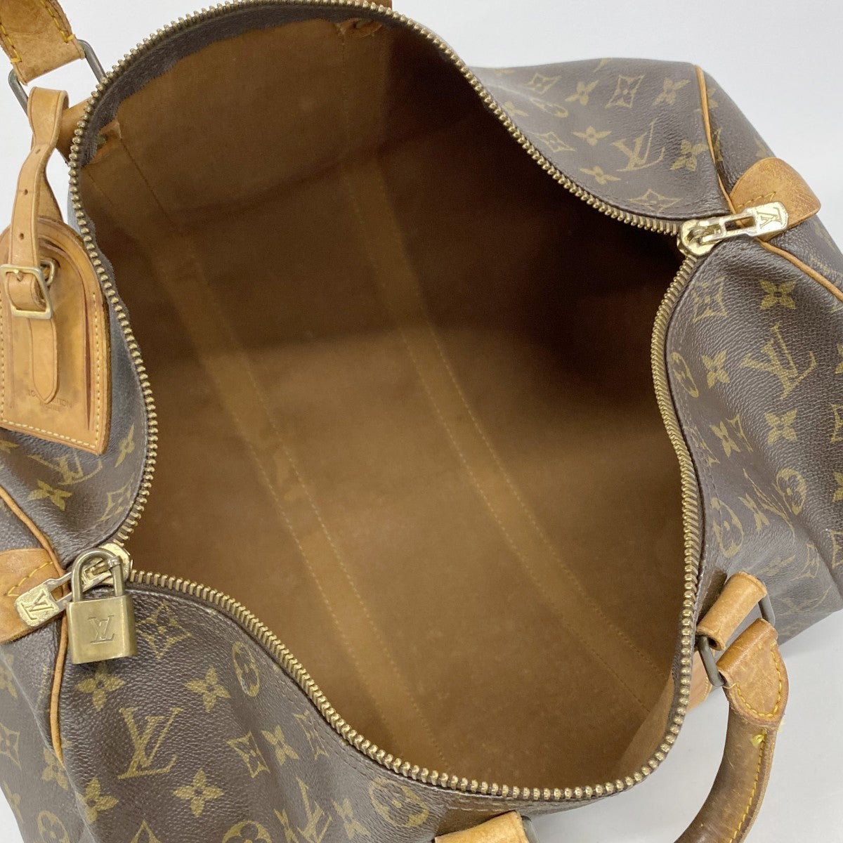 【6fb2678】ルイヴィトン ボストンバッグ モノグラム キーポル45 M41428 ブラウン【中古】メンズ レディース ユニセックス