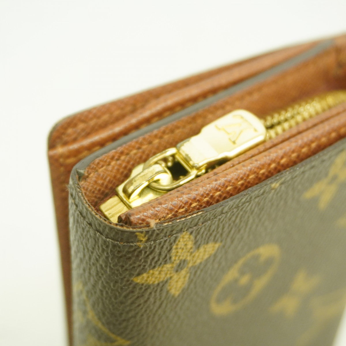 【6fb2709】ルイヴィトン 財布 モノグラム ポルトフォイユトレゾール M61736 ブラウン【中古】レディース