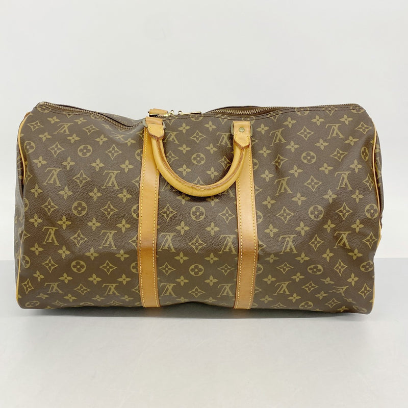 【6fb2710】ルイヴィトン ボストンバッグ モノグラム キーポル50 M41426 ブラウン【中古】メンズ レディース ユニセックス