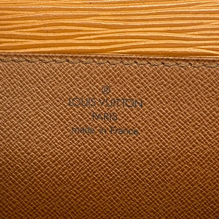 【6fb2711】ルイヴィトン ビジネスバッグ エピ セルヴィエットコンセイエ M54428 ジパングゴールド【中古】メンズ