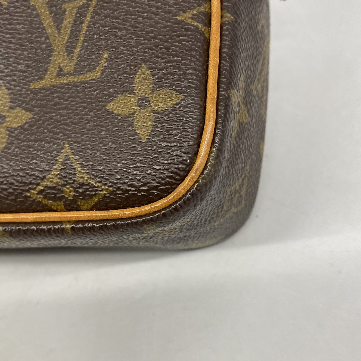【6fb2715】ルイヴィトン クラッチバッグ モノグラム コンピエーニュ23 M51847 ブラウン【中古】レディース