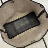 【6fb2719】エルメス トートバッグ ガーデンパーティTPM トワルアッシュ ブラック ベージュ シルバー金具 □J刻印【中古】レディース