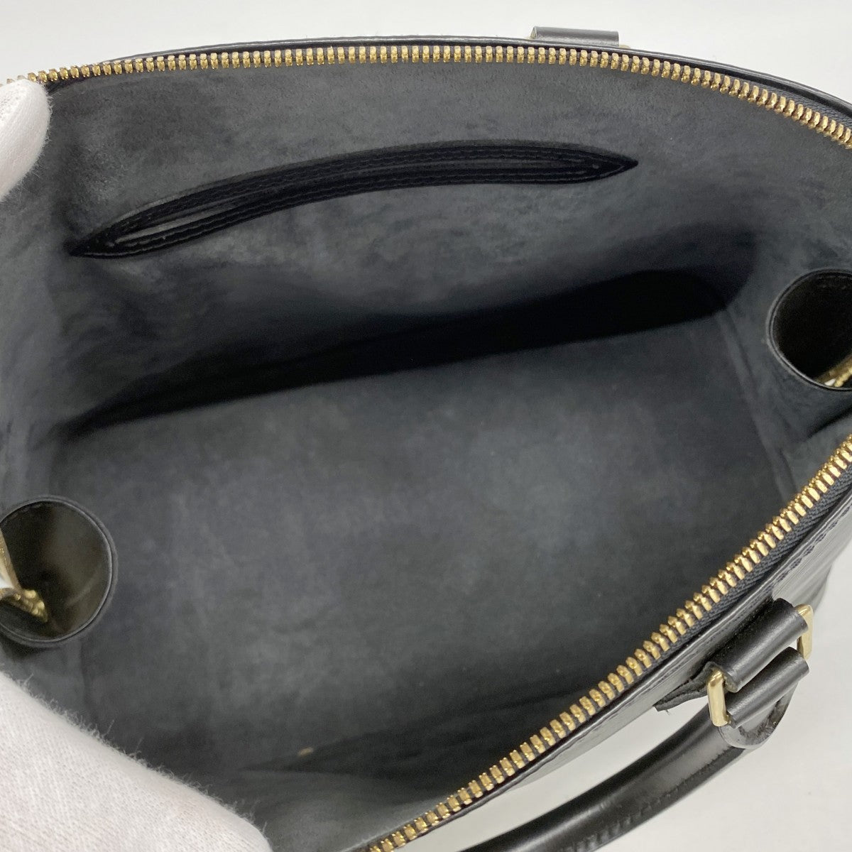 【6fb2721】ルイヴィトン ハンドバッグ エピ アルマ M52142 ノワール【中古】レディース
