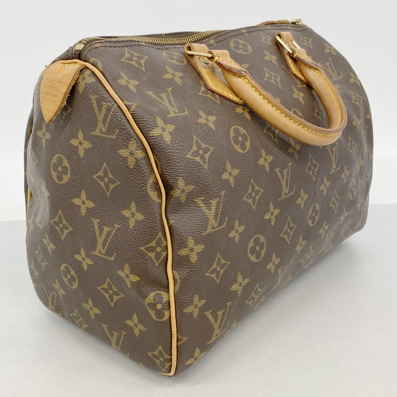 【6fb2722】ルイヴィトン ハンドバッグ モノグラム スピーディ30 M41108 ブラウン【中古】レディース