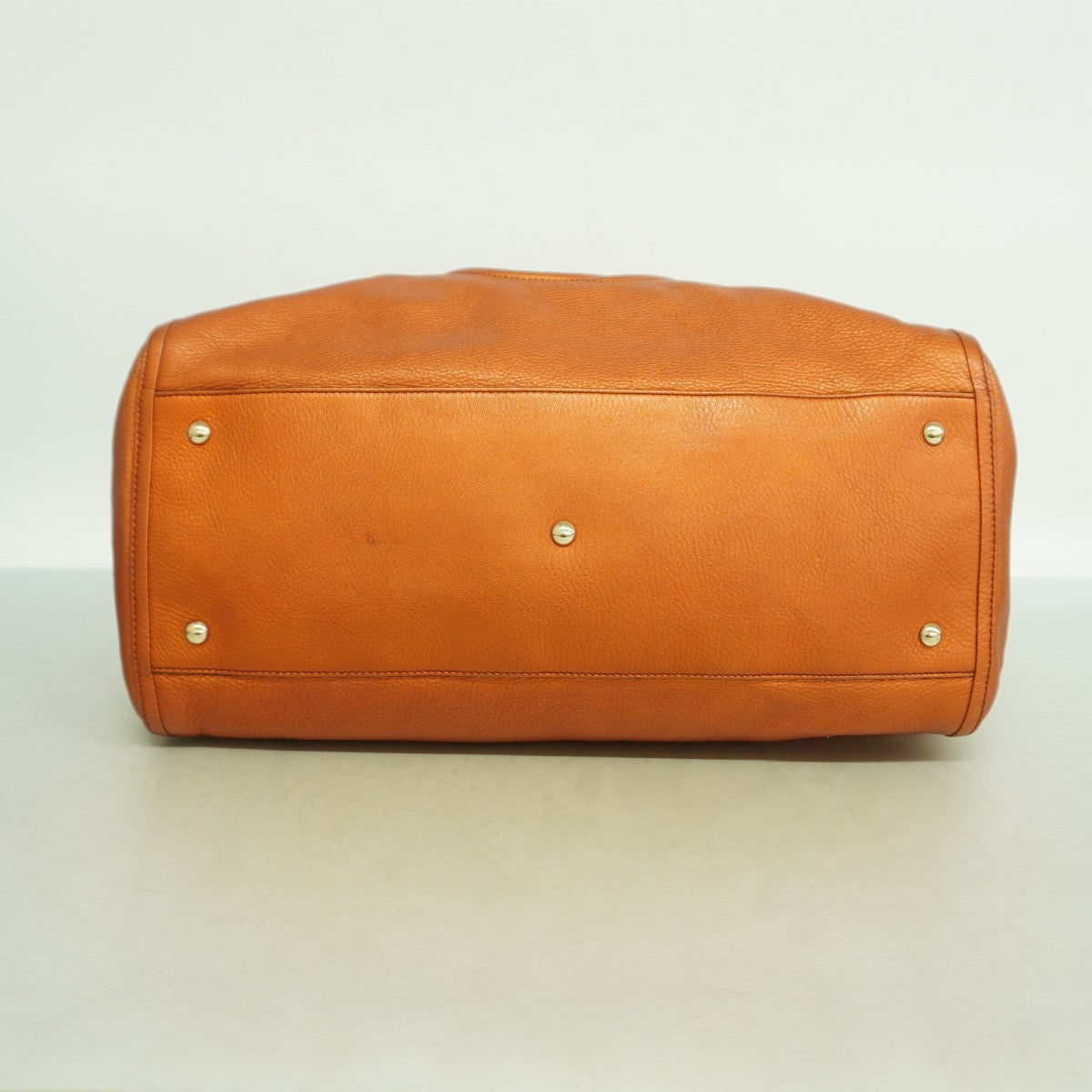 【6fb2726-k】グッチ トートバッグ ソーホー 282308 レザー ブロンズ シャンパンゴールド金具【中古】レディース