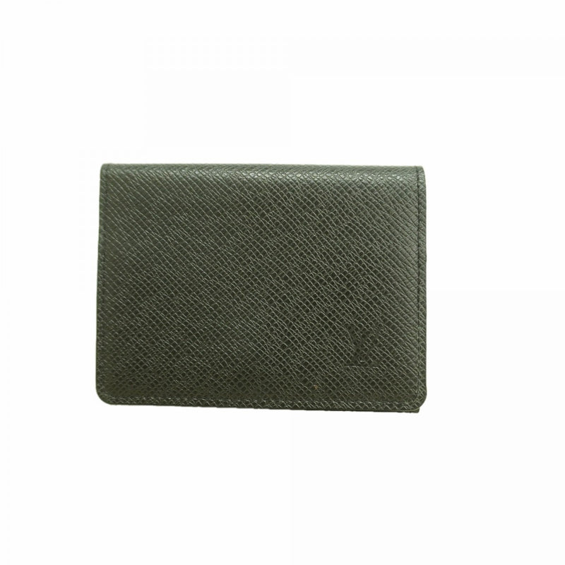 【6fb2738-k】ルイヴィトン 名刺入れ タイガ アンヴェロップカルトドゥヴィジットNM M64595 ノワール【中古】メンズ
