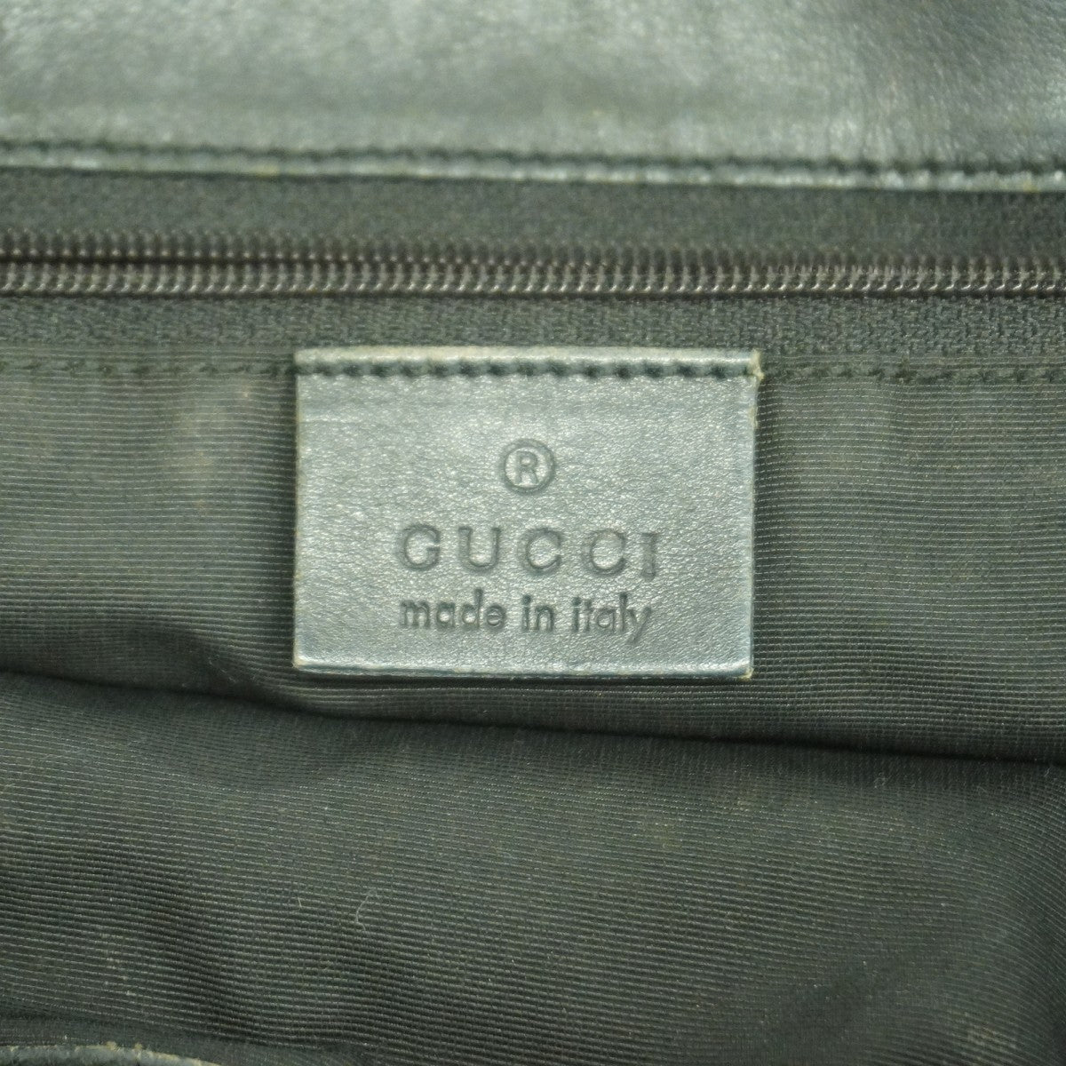 【6fb2740-k】グッチ トートバッグ 31243 デニム ブラック シルバー金具【中古】レディース